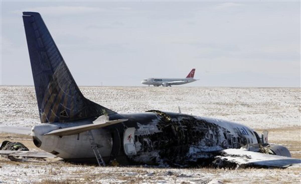 NTSB crew returns to work on Denver plane wreckage The San Diego